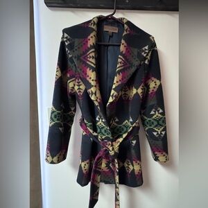 Genuine Pendleton Tie Wrap Pea Coat